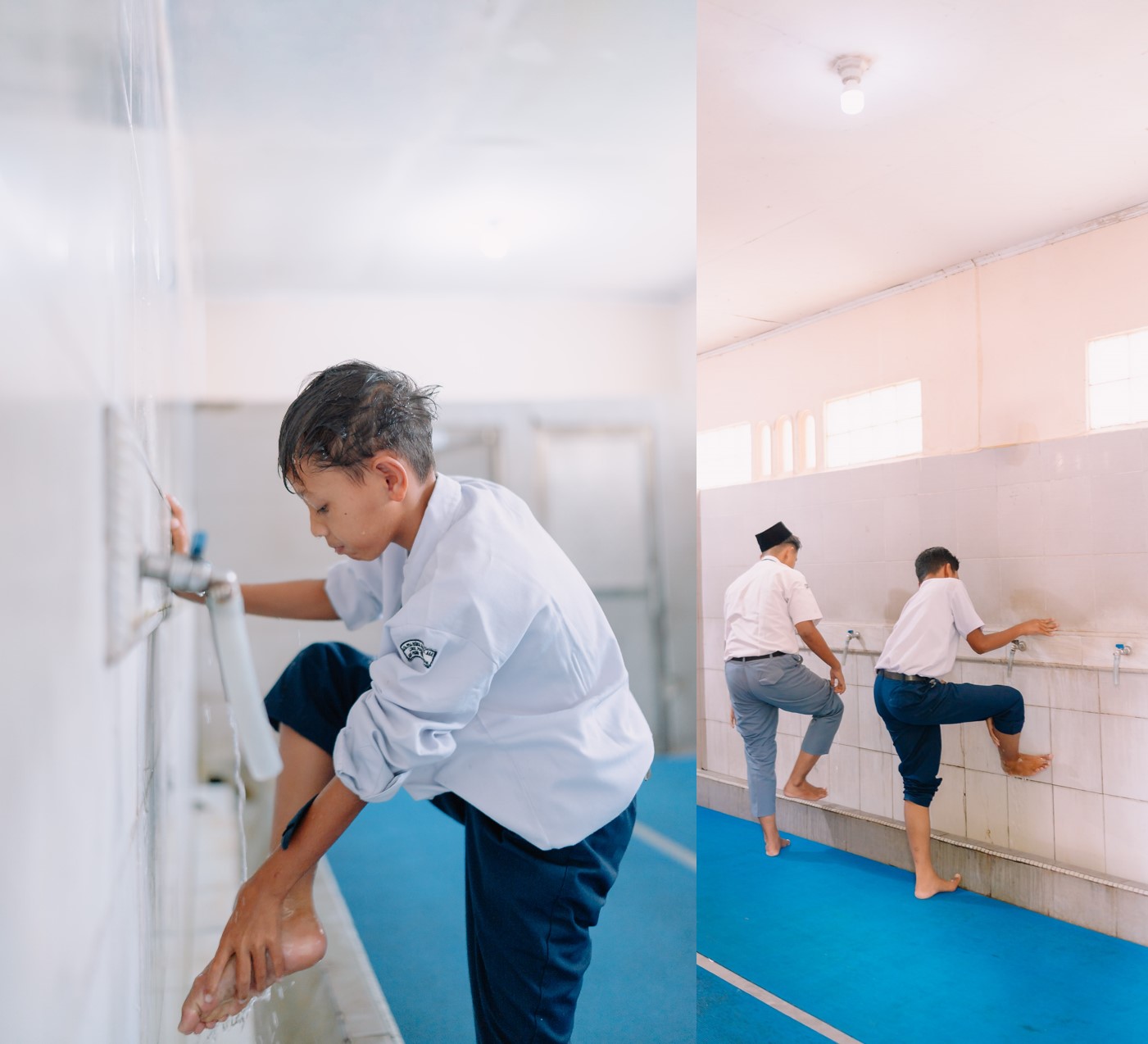 Fasilitas Tempat Wudu Putera